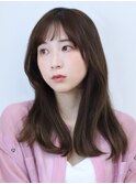縮毛矯正ロング♪コスメストレート髪質改善ココアベージュ