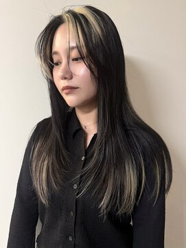 イェン(Yen.) レイヤーカットデザインカラーハイライトグラデーションカラー