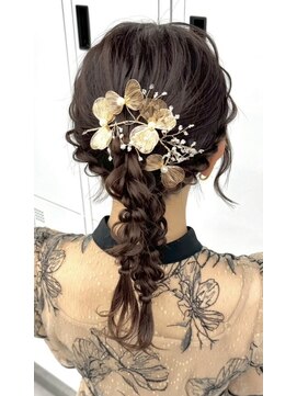 スタイル 横浜(STYLE) 結婚式お呼ばれヘアセット/編みおろし/横浜駅
