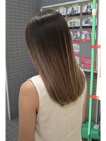 アッシュ 川崎店(Ash)&nbsp;バレイヤージュ　グレージュ　ブリーチあり