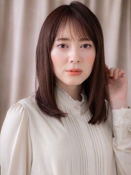 カバーヘア ブリス 志木南口駅前店(COVER HAIR bliss) ボルドーブラウン酸熱トリートメントハッシュレイヤー30代40代W