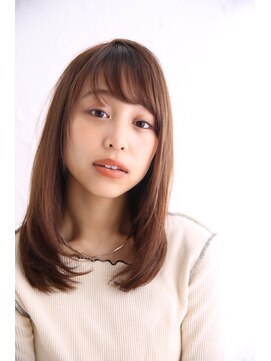 ネオリーブエクラ 上野御徒町店(Neolive eclat) ワンカールストレート　アースカラー