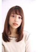 ワンカールストレート アースカラー