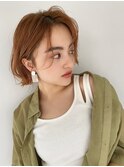外国人風ショートカット　ボブ
