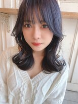 韓国っぽくびれヘア（ピンクベージュボブルフ）