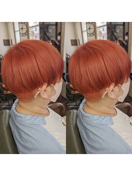 ヘアーサロン リバース(Hair Salon Rebirth) 【防府/Rebirth】オレンジ×レッド