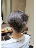 ダブルカラー★グレージュショート