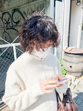 トゥコ(tuco) ボブパーマ クルクルパーマ ミニボブ