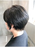 束感のあるえりあしで首元スッキリショート/横浜髪質改善