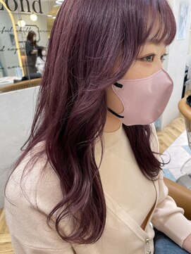 ロンドプランタン 恵比寿(Lond Printemps) *石垣 グレープヘア/ピンクバイオレット