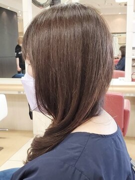 ヘアークリアー 春日部 大人可愛い9レベルマットオレンジブラウン/うる艶/30代40代50代