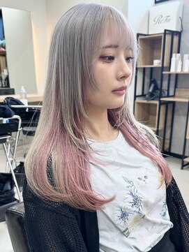 アリープパロット(ALEAP parrot) ロングレイヤー/インナー/ペールピンク【ALEAP parrot/多賀】