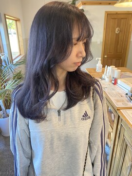 ヘアーデザインサロン スワッグ(Hair design salon SWAG) ダークグレーバイオレット