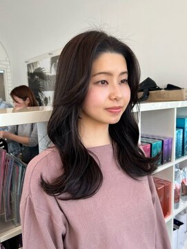 ディフィーノ 青山(DIFINO) 韓国風レイヤーカット/前髪かきあげバング