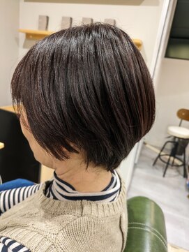 ヘアサロン ナノ(hair salon nano) 柔らかな丸みショートボブ
