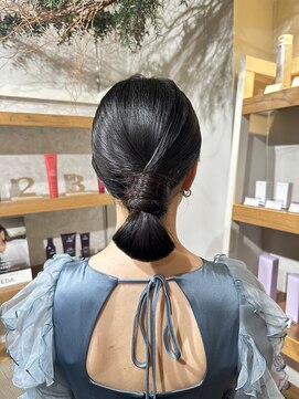 トリコ ショップアンドヘアサロン(tricot shop hair salon) タイトシニヨン♪yu