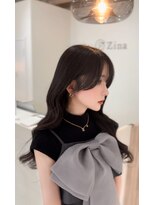 ジーナ 博多筑紫口(Zina)&nbsp;【ワンホン】顔周りcut　ミニウルフミディアムヘア