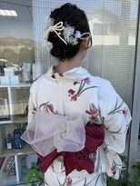 ヘアールーム ミルゥ(hair room MILOU)&nbsp;ガーリー浴衣style