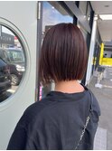 ぱっつんボブ/切りっぱなしボブ