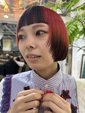 ロア インターナショナル 新宿店(LoA International) Balayage / ombre / long layer/ curtain bangs / English