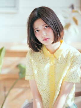 カバーヘア ブリス 志木南口駅前店(COVER HAIR bliss) 切りっぱなし丸みボブ前下がりヘルシースタイルtk2志木