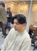 20代30代40代◎似合わせカットブルーブラックフェザーパーマ