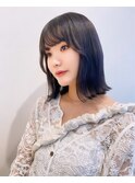 ボブ / ネイビーカラー