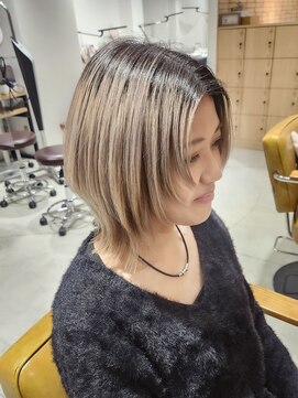 クラリス バイネオ 武蔵小杉(Claris by neo) 武蔵小杉/新丸子　ホワイトグレージュミニウルフデジタルパーマ