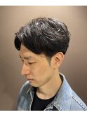 センターナチュラルパーマ