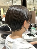 ラボー ノースプラザ店(LA'BO) 【LA'BO三浦】ナチュラル耳掛けマッシュショート