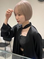 ヤイエ 青山店(yiye)&nbsp;マッシュショート丸みショートボブくびれショート金髪ショート