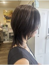 エアージーモ 小倉店(Fate design Air G mo) 30代40代50代ソフトウルフ／ウルフカット/ウルフレイヤー