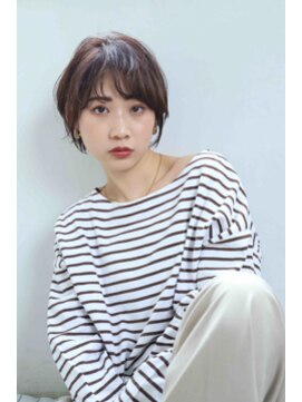 ヘアーパレス フタバ(Hair palace FUTABA) ショートボブ/チョコレートブラウン