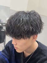 ビカムメンズヘアー 栄店(become men's hair)&nbsp;縦落ちツイストスパイラルパーマ／名古屋栄メンズヘアカット