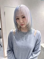 エン 栄店(enne)&nbsp;ミルクティーブラウン/大人ガーリー/ミディアムレイヤーカット