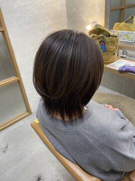 アレクサ 保谷(ALEXA) 伸ばしかけやワンレンに飽きた方オススメ☆ローレイヤーウルフ＊