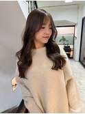 馬渕ワンホンレイヤー/ミルクティーブロンド/ダークブルー/栄