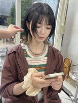 オブヘアージユウガオカ(Of HAIR Jiyugaoka) 【レイヤーボブ×インナーカラー】