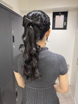 コルツー(CoL2)&nbsp;立体リボン/リボンポニーテール/横浜ヘアメ