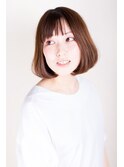大人可愛いボブスタイル