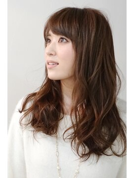 エトネ ヘアーサロン 仙台駅前(eTONe hair salon) 《eTONe》ロング　リッチベージュカラー