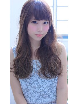 ラフィ(Laffy) 【Laffy】小顔バングのハニーヘアby泉