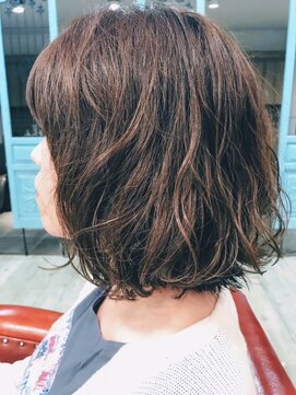 パース(PARS) 大人かわいいワンカール無造作柔らかボブ【PARS内山祐志】