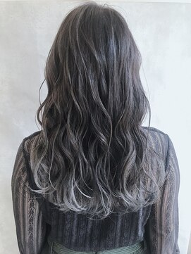 ムウ 難波(MOU) ハッシュカットフルバング似合わせカットレッドブラウン20代30代