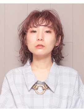 ロペ(ROPE.) 【ROPE.】ロングウルフ×モーブピンク