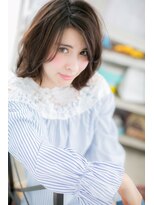 ミック ヘアアンドメイク アップ 駒込店(miq Hair&Make up)&nbsp;抜け感こなれミディ