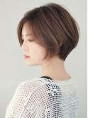 くびれショート 大人美人 ひし形 ショートカット 小顔 前髪なし