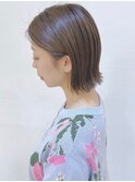 【松戸　ムラマツ】ショートボブ大人かわいいツヤベージュ