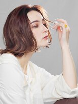 モールヘア 武庫之荘店(MOOL hair)&nbsp;大人ゆる巻ボブ×ニュアンスカラー×フレンチカジュアル