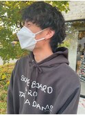 波巻きパーマ
